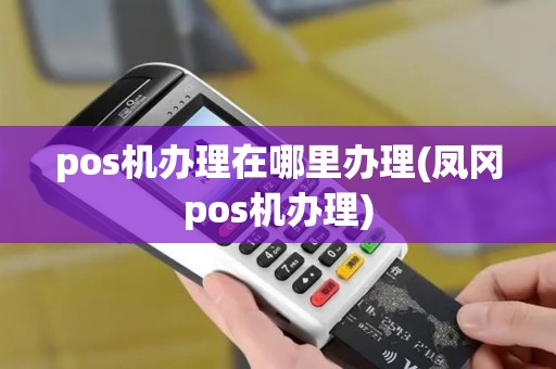 pos机办理在哪里办理(凤冈pos机办理)