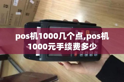 pos机1000几个点,pos机1000元手续费多少