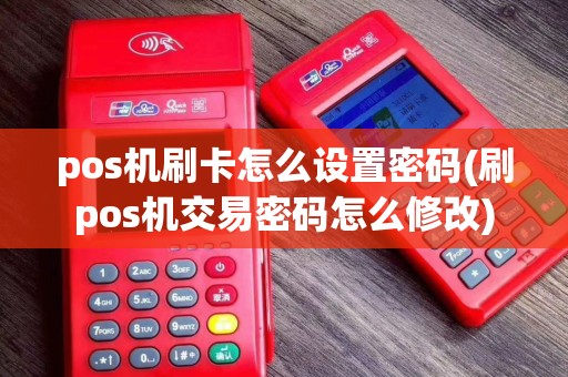 pos机刷卡怎么设置密码(刷pos机交易密码怎么修改)