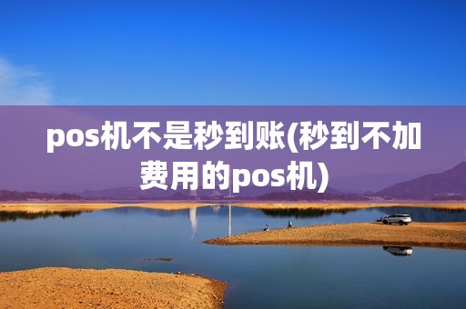 pos机不是秒到账(秒到不加费用的pos机)