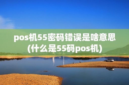 pos机55密码错误是啥意思(什么是55码pos机)