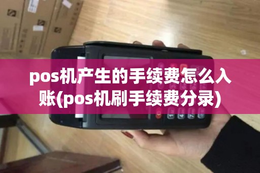 pos机产生的手续费怎么入账(pos机刷手续费分录)