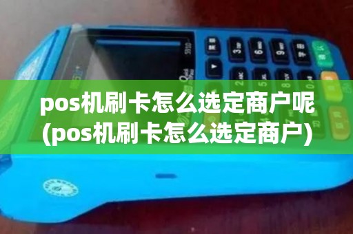 pos机刷卡怎么选定商户呢(pos机刷卡怎么选定商户)