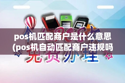 pos机匹配商户是什么意思(pos机自动匹配商户违规吗)