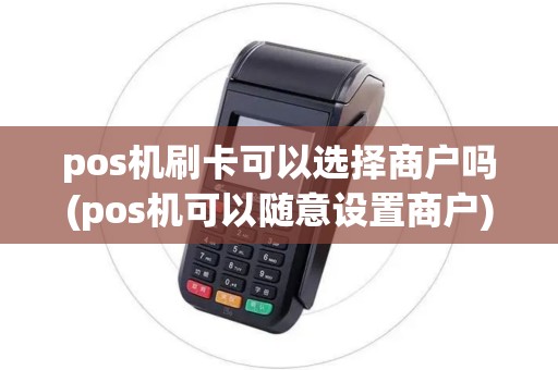 pos机刷卡可以选择商户吗(pos机可以随意设置商户)