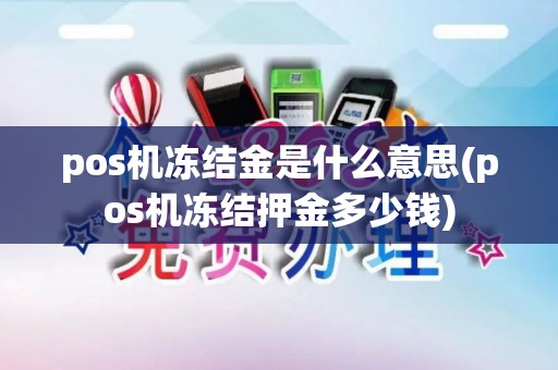 pos机冻结金是什么意思(pos机冻结押金多少钱)