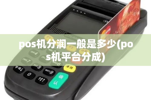 pos机分润一般是多少(pos机平台分成)