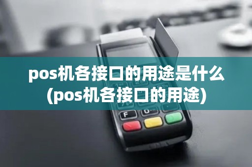 pos机各接口的用途是什么(pos机各接口的用途)