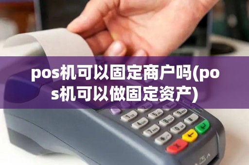 pos机可以固定商户吗(pos机可以做固定资产)