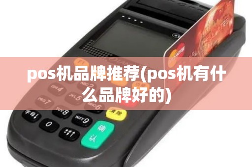 pos机品牌推荐(pos机有什么品牌好的)