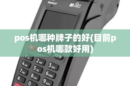 pos机哪种牌子的好(目前pos机哪款好用)