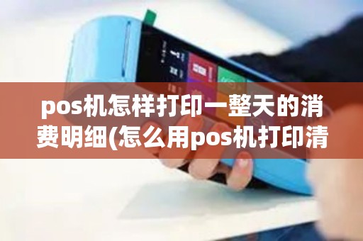 pos机怎样打印一整天的消费明细(怎么用pos机打印清单)