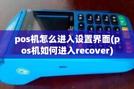 pos机怎么进入设置界面(pos机如何进入recover)