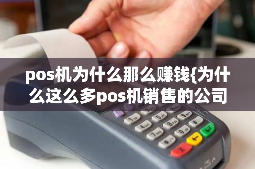 pos机为什么那么赚钱{为什么这么多pos机销售的公司}