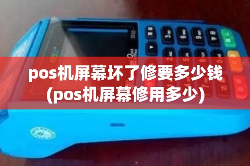 pos机屏幕坏了修要多少钱(pos机屏幕修用多少)