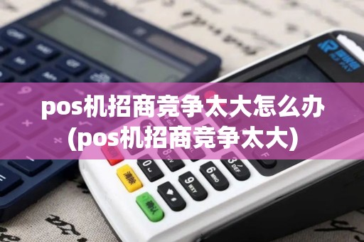 pos机招商竞争太大怎么办(pos机招商竞争太大)