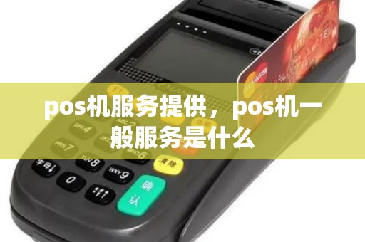 pos机服务提供，pos机一般服务是什么