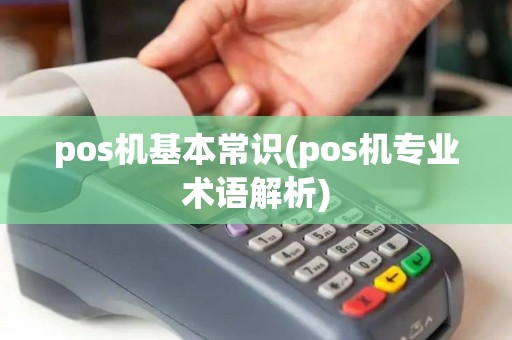 pos机基本常识(pos机专业术语解析)