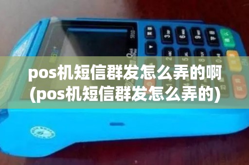 pos机短信群发怎么弄的啊(pos机短信群发怎么弄的)