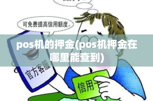 pos机的押金(pos机押金在哪里能查到)