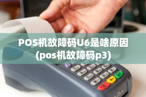 POS机故障码U6是啥原因(pos机故障码p3)