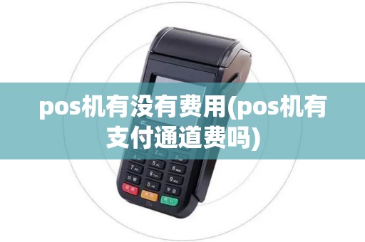 pos机有没有费用(pos机有支付通道费吗)