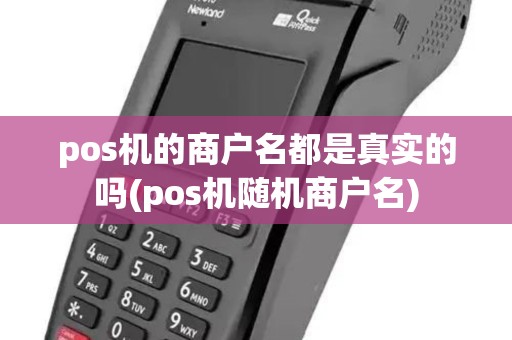 pos机的商户名都是真实的吗(pos机随机商户名)