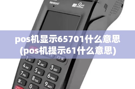 pos机显示65701什么意思(pos机提示61什么意思)