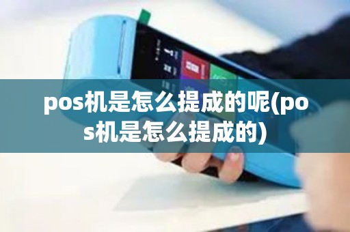 pos机是怎么提成的呢(pos机是怎么提成的)