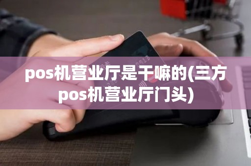 pos机营业厅是干嘛的(三方pos机营业厅门头)