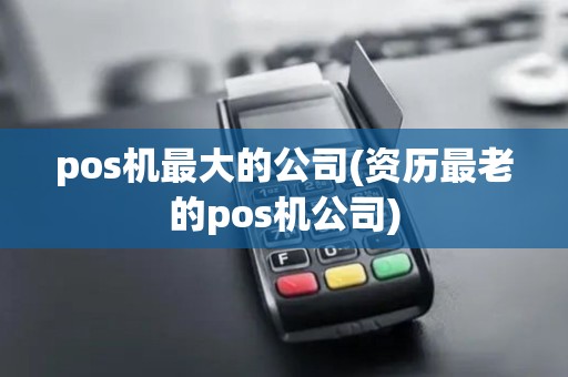pos机最大的公司(资历最老的pos机公司)