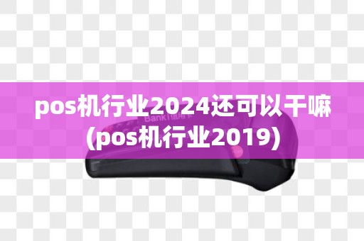 pos机行业2024还可以干嘛(pos机行业2019)