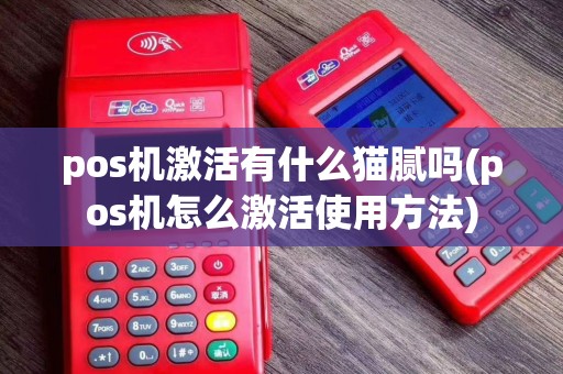 pos机激活有什么猫腻吗(pos机怎么激活使用方法)