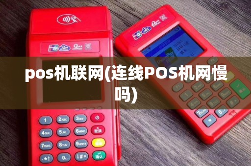 pos机联网(连线POS机网慢吗)