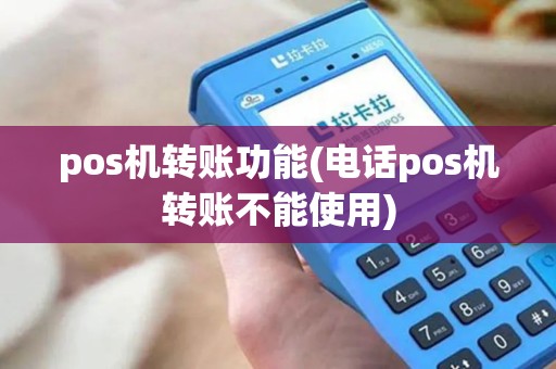 pos机转账功能(电话pos机转账不能使用)