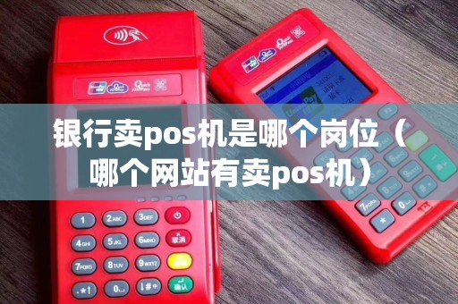 银行卖pos机是哪个岗位（哪个网站有卖pos机）