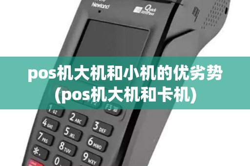 pos机大机和小机的优劣势(pos机大机和卡机)