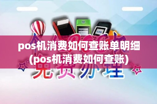 pos机消费如何查账单明细(pos机消费如何查账)
