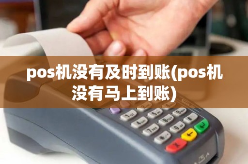 pos机没有及时到账(pos机没有马上到账)