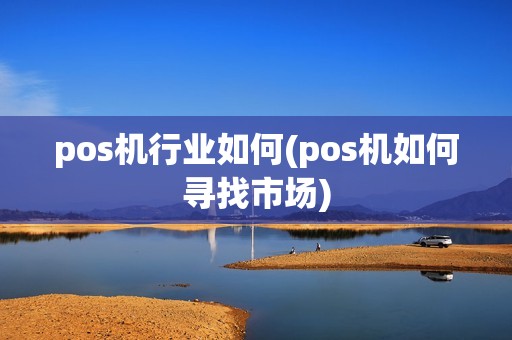 pos机行业如何(pos机如何寻找市场)