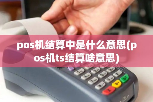 pos机结算中是什么意思(pos机ts结算啥意思)