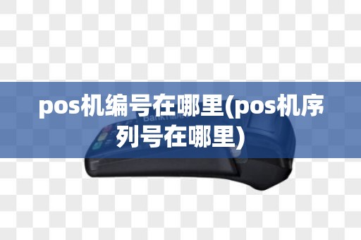 pos机编号在哪里(pos机序列号在哪里)