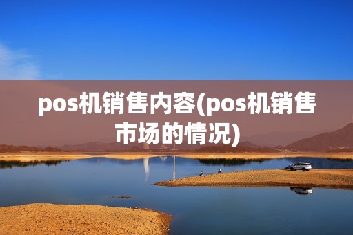 pos机销售内容(pos机销售市场的情况)