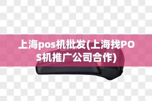 上海pos机批发(上海找POS机推广公司合作)