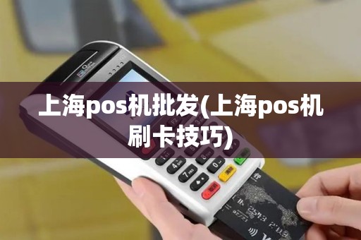 上海pos机批发(上海pos机刷卡技巧)