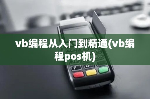 vb编程从入门到精通(vb编程pos机)