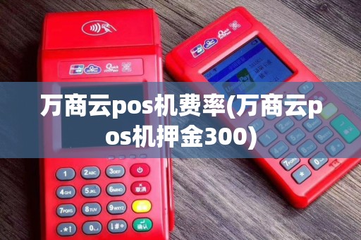 万商云pos机费率(万商云pos机押金300)