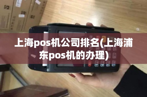 上海pos机公司排名(上海浦东pos机的办理)