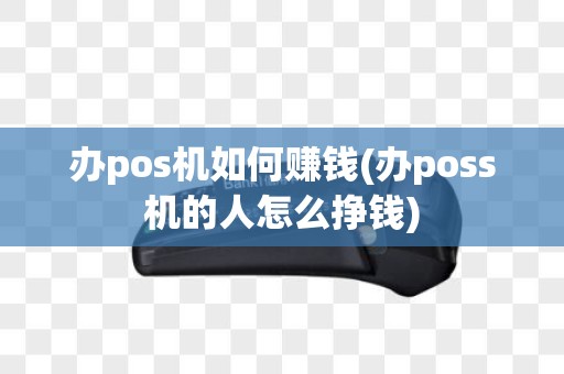办pos机如何赚钱(办poss机的人怎么挣钱)