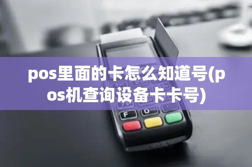 pos里面的卡怎么知道号(pos机查询设备卡卡号)